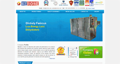 Desktop Screenshot of keroneindia.com